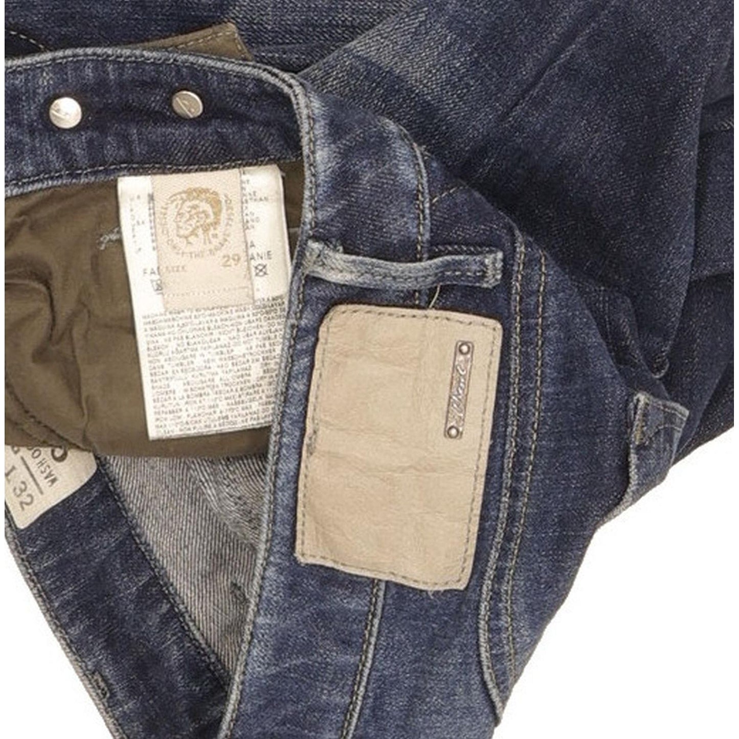 Diesel Cherick 008L6 Women Blue Tapered Slim Stretch Jeans W29 L31