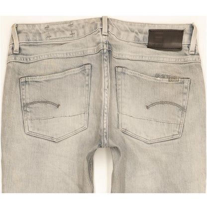 G-Star 3301 Women Blue Skinny Slim Stretch Jeans W27 L33