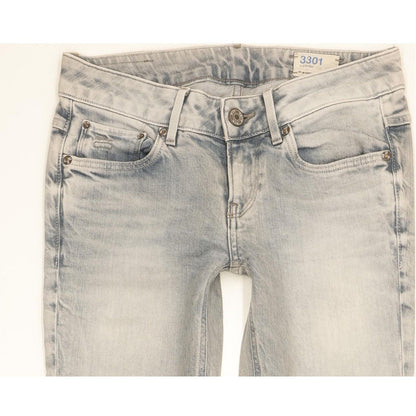 G-Star Women Grey Skinny Slim Stretch Jeans W27 L32