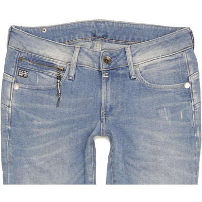 G-Star Midge Sculpted Women Blue Skinny Slim Stretch Jeans W29 L30