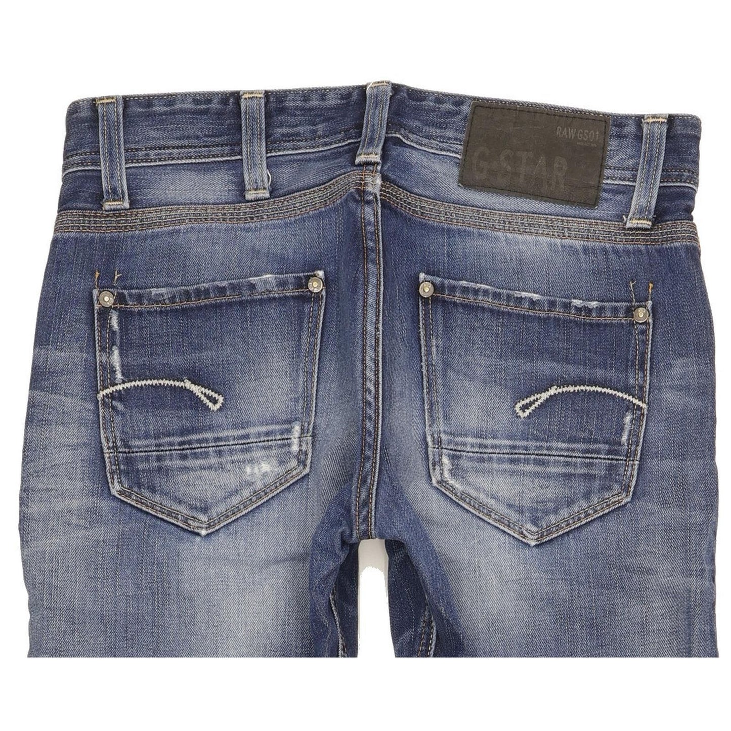 G-Star Porter Men Blue Straight Regular Jeans W30 L31