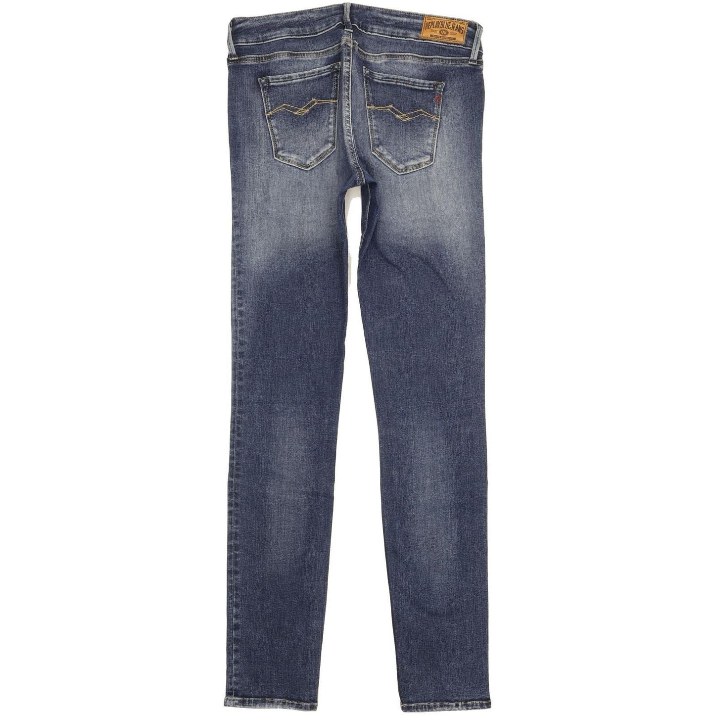 Replay Luz Women Blue Skinny Slim Stretch Jeans W29 L33