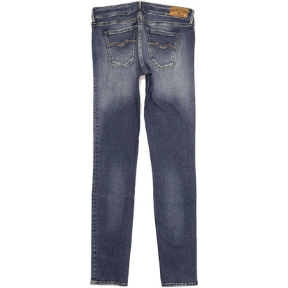 Replay Luz Women Blue Skinny Slim Stretch Jeans W29 L33