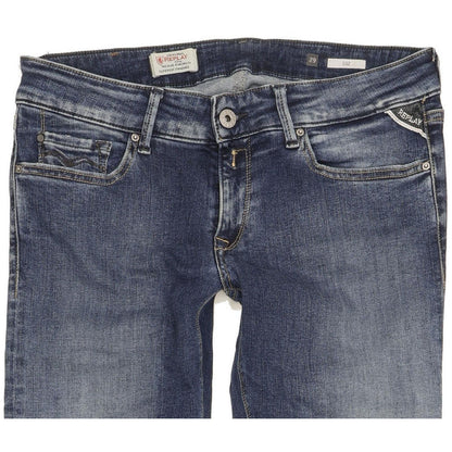 Replay Luz Women Blue Skinny Slim Stretch Jeans W29 L33