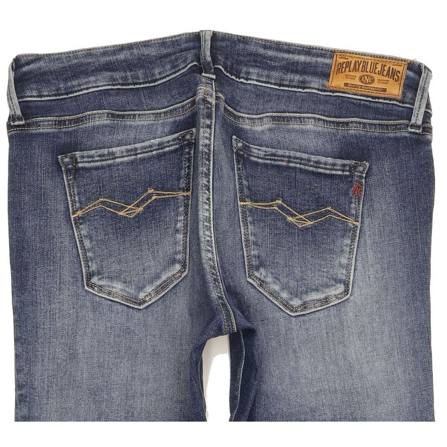 Replay Luz Women Blue Skinny Slim Stretch Jeans W29 L33