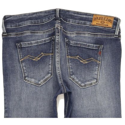 Replay Luz Women Blue Skinny Slim Stretch Jeans W29 L33
