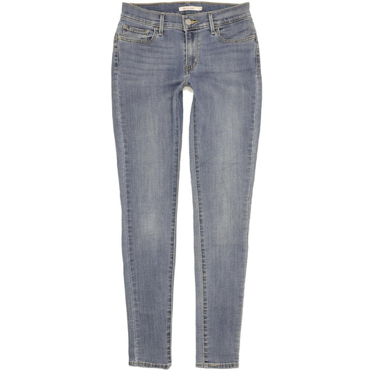 Levi's 710 Super Women Blue Skinny Slim Stretch Jeans W29 L31