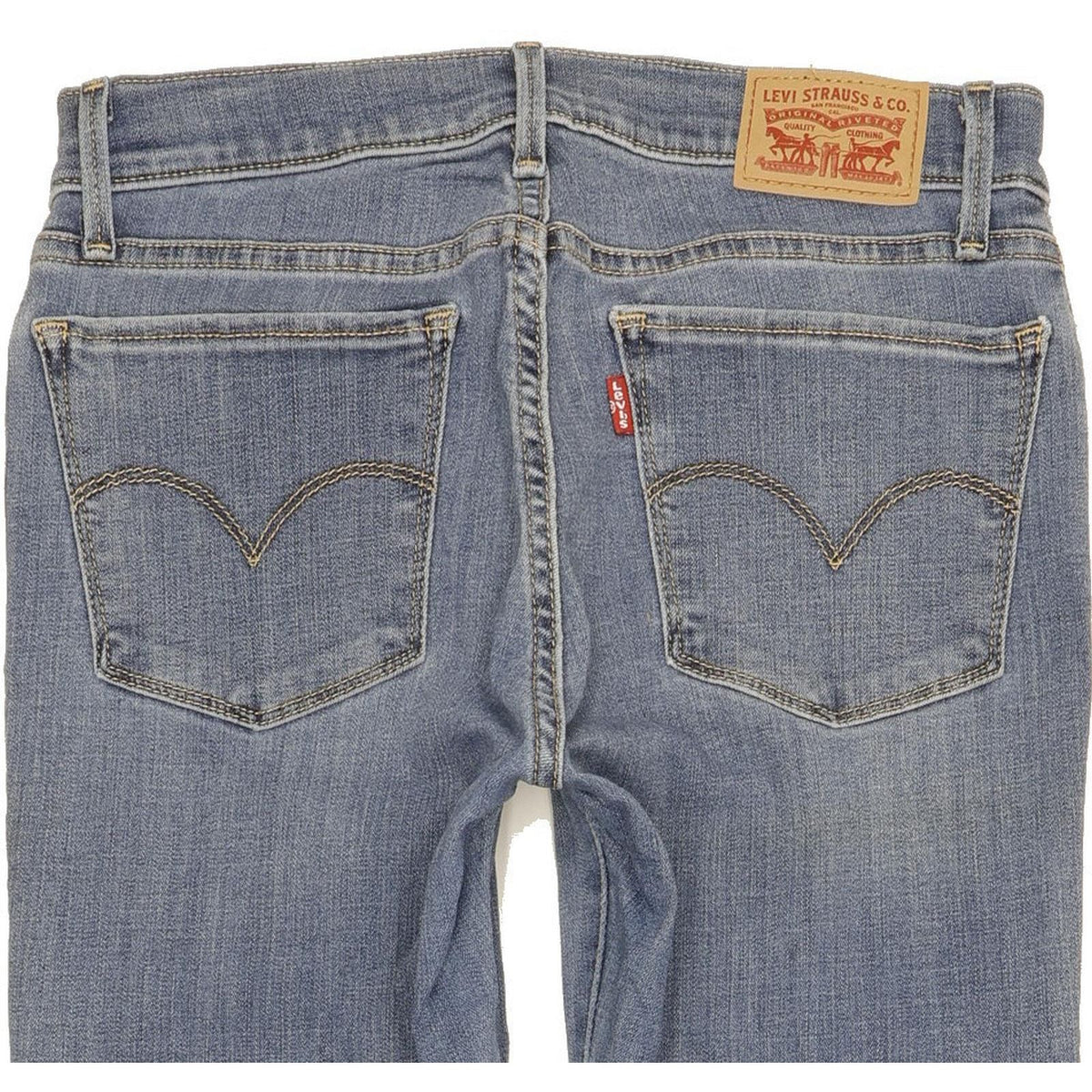 Levi's 710 Super Women Blue Skinny Slim Stretch Jeans W29 L31