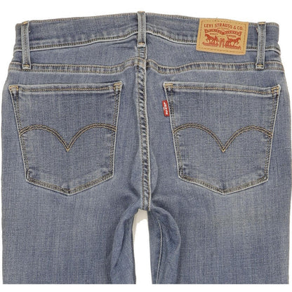 Levi's 710 Super Women Blue Skinny Slim Stretch Jeans W29 L31