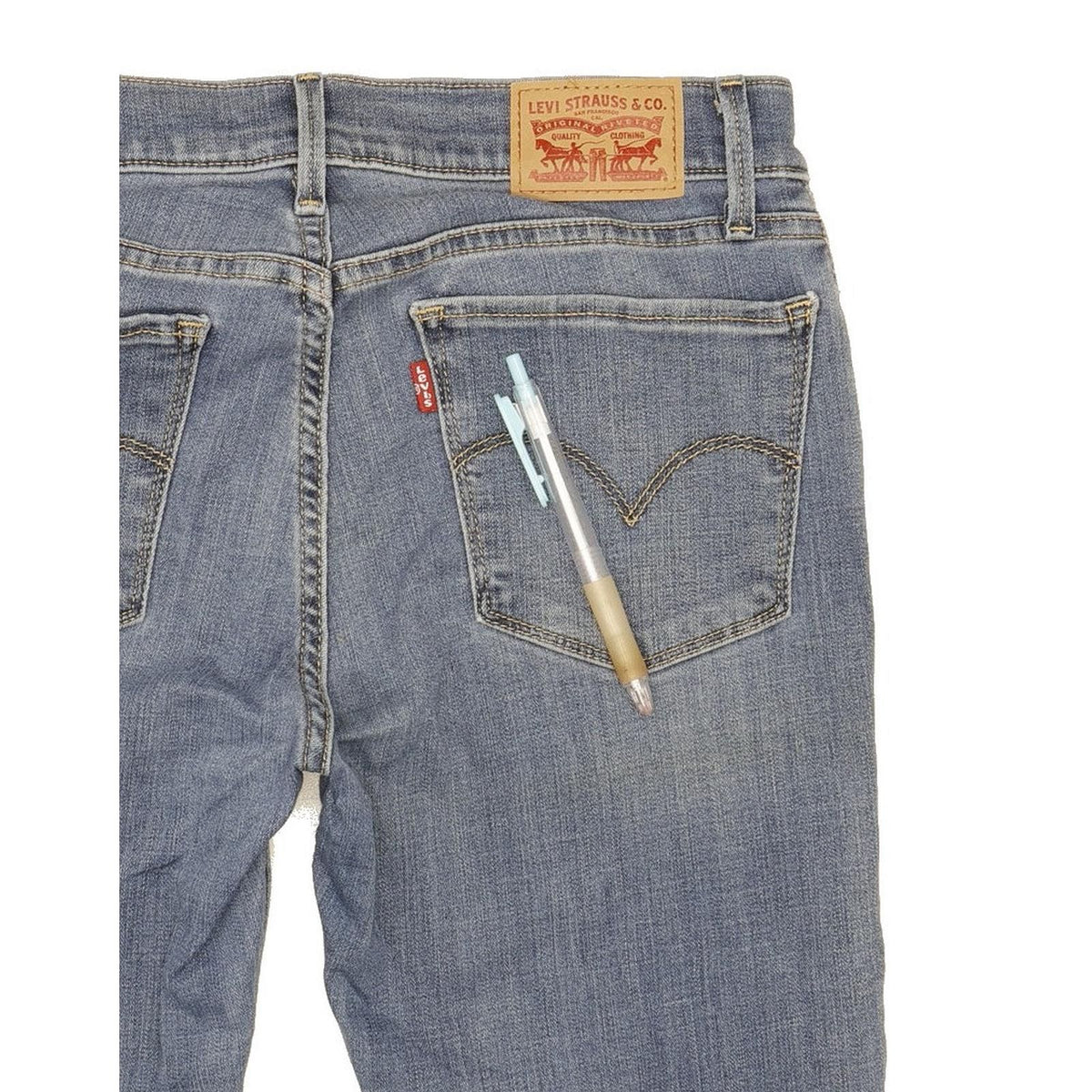 Levi's 710 Super Women Blue Skinny Slim Stretch Jeans W29 L31