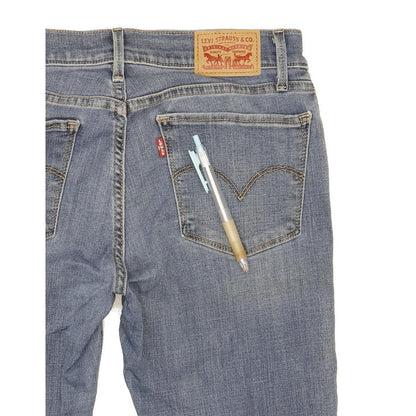 Levi's 710 Super Women Blue Skinny Slim Stretch Jeans W29 L31