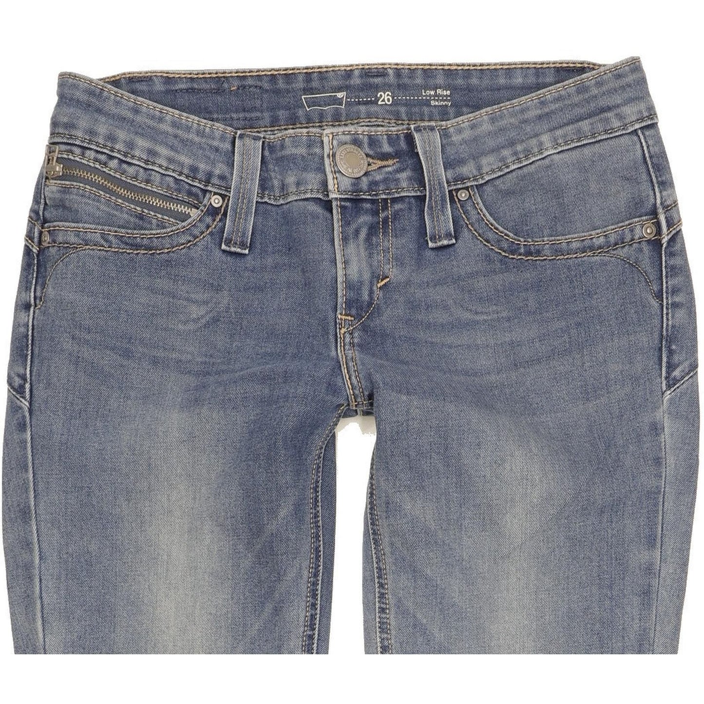 Levi's Women Blue Skinny Slim Stretch Jeans W26 L33
