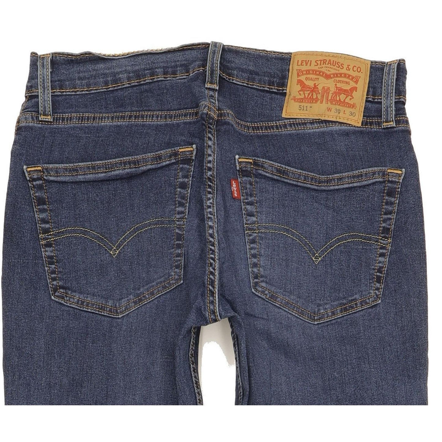 Levi's 511 Men Blue Straight Slim Jeans W30 L29