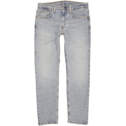 Levi's 502 Men Blue Tapered Regular Stretch Jeans W32 L31