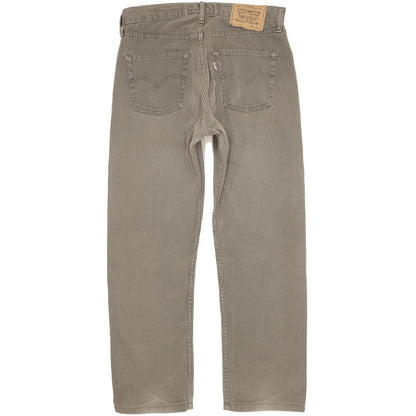 Levi's 458 Men Grey Straight Regular Jeans W32 L28