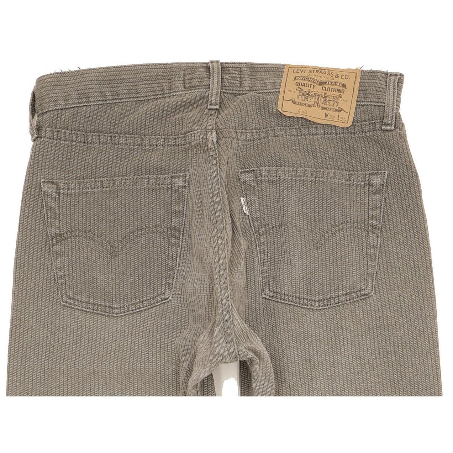 Levi's 458 Men Grey Straight Regular Jeans W32 L28
