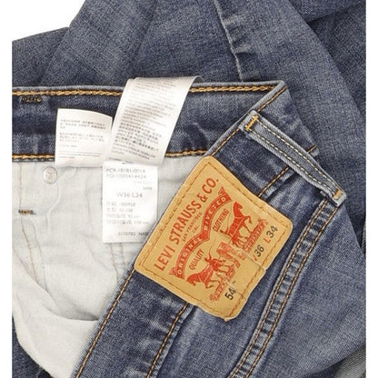 Levi's 541 Men Blue Straight Slim Stretch Jeans W36 L33