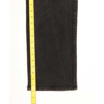 Wrangler Durable Quality Men Black Straight Regular Stretch Jeans W33 L31