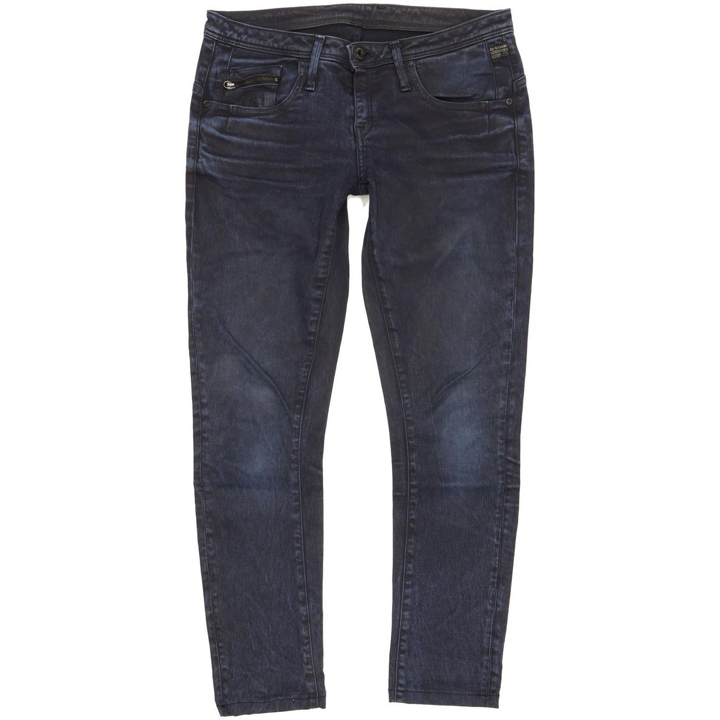 G-Star New Ocean Women Navy Skinny Slim Stretch Jeans W27 L27