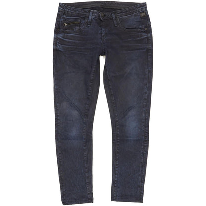 G-Star New Ocean Women Navy Skinny Slim Stretch Jeans W27 L27