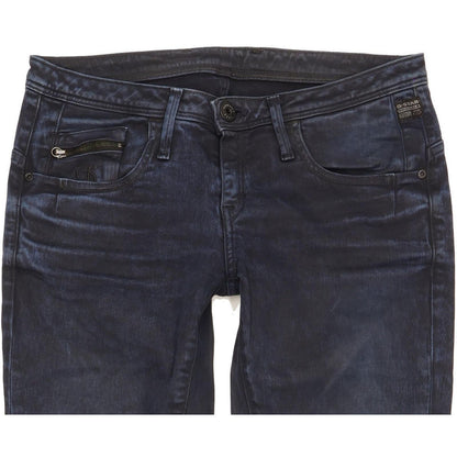 G-Star New Ocean Women Navy Skinny Slim Stretch Jeans W27 L27