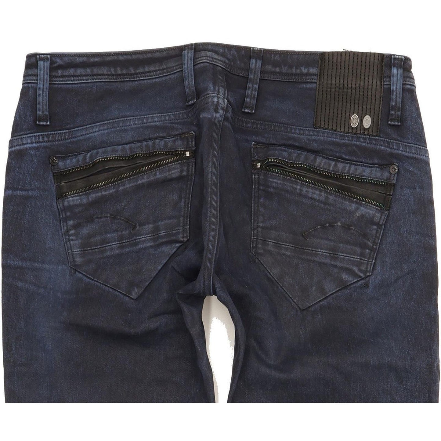G-Star New Ocean Women Navy Skinny Slim Stretch Jeans W27 L27