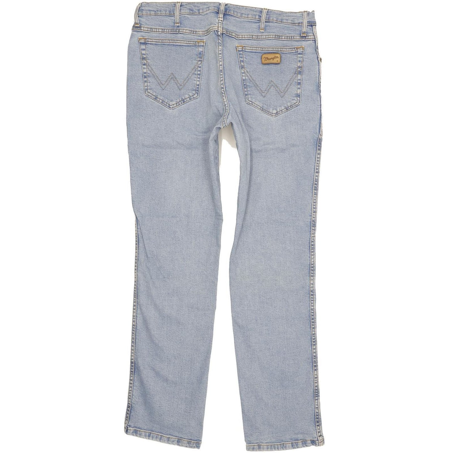 Wrangler Texas Men Blue Straight Regular Stretch Jeans W38 L33