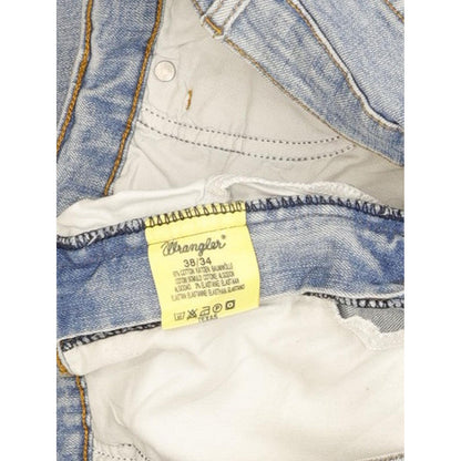 Wrangler Texas Men Blue Straight Regular Stretch Jeans W38 L33