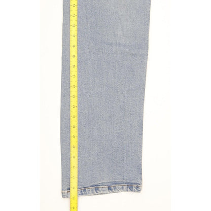 Wrangler Texas Men Blue Straight Regular Stretch Jeans W38 L33