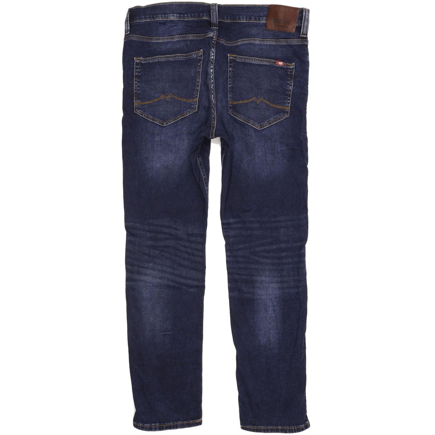 Mustang Oregon Men Blue Tapered Regular Stretch Jeans W36 L31