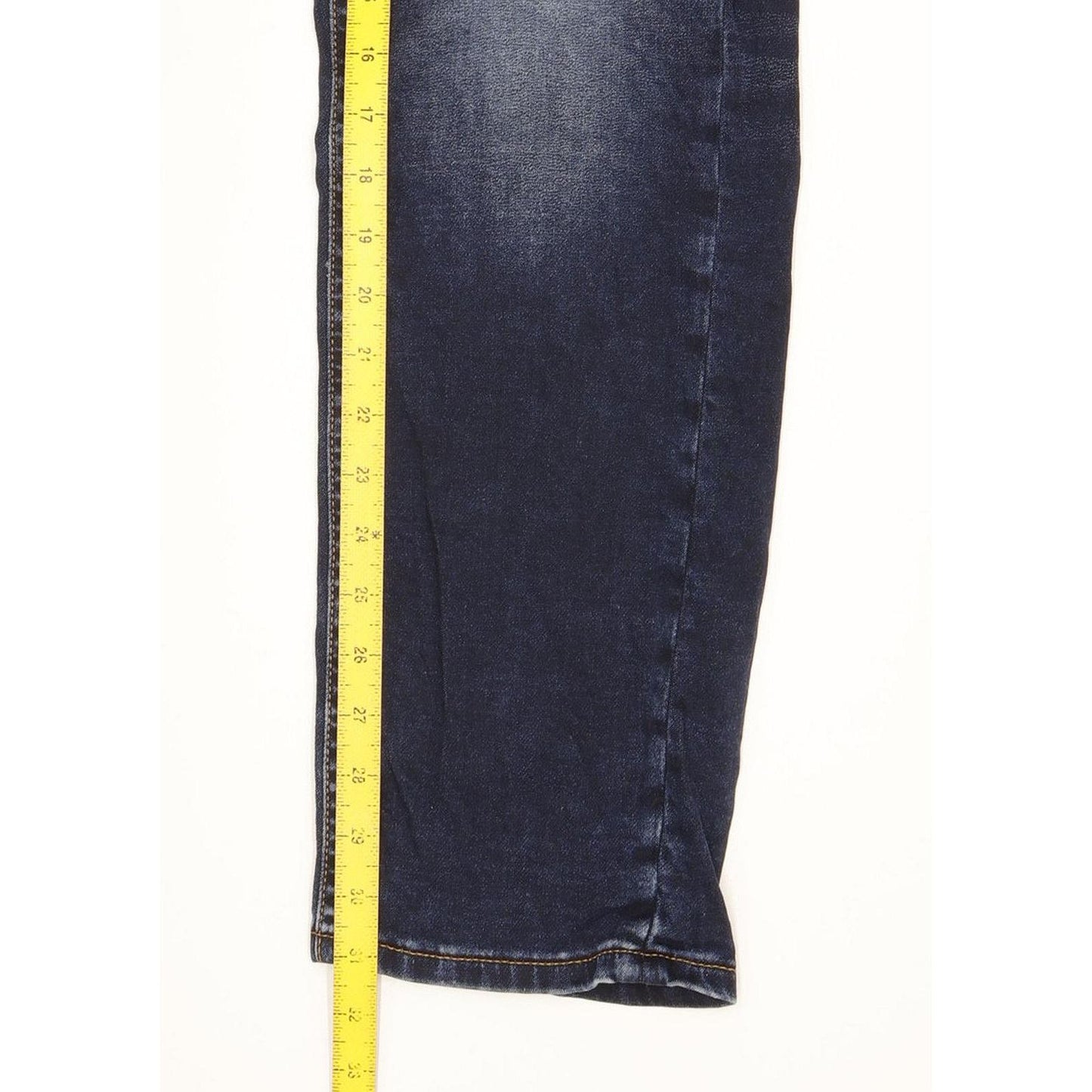 Mustang Oregon Men Blue Tapered Regular Stretch Jeans W36 L31