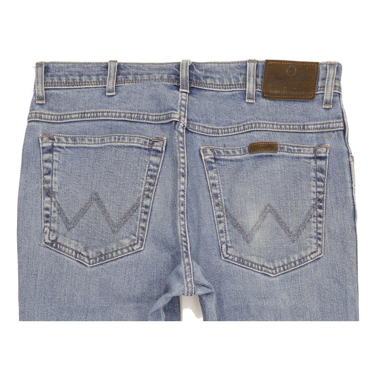 Wrangler Durable Quality Men Blue Straight Regular Stretch Jeans W34 L31