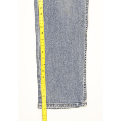 Wrangler Durable Quality Men Blue Straight Regular Stretch Jeans W34 L31