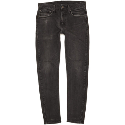 Levi's 512 Men Black Tapered Slim Stretch Jeans W31 L30