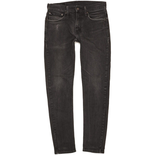 Levi's 512 Men Black Tapered Slim Stretch Jeans W31 L30