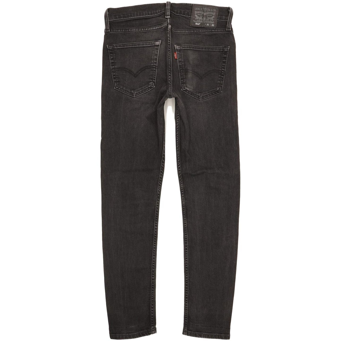 Levi's 512 Men Black Tapered Slim Stretch Jeans W31 L30