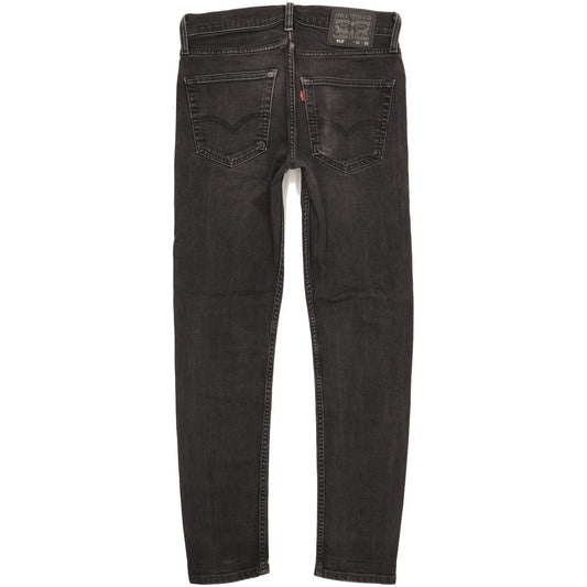 Levi's 512 Men Black Tapered Slim Stretch Jeans W31 L30