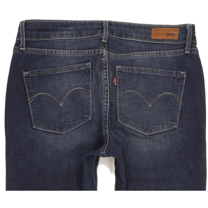 Levi's Demi Curve Women Blue Straight Classic Stretch Jeans W29 L31