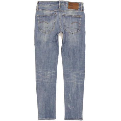 G-Star 3301 Men Blue Skinny Slim Stretch Jeans W30 L31