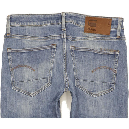 G-Star 3301 Men Blue Skinny Slim Stretch Jeans W30 L31