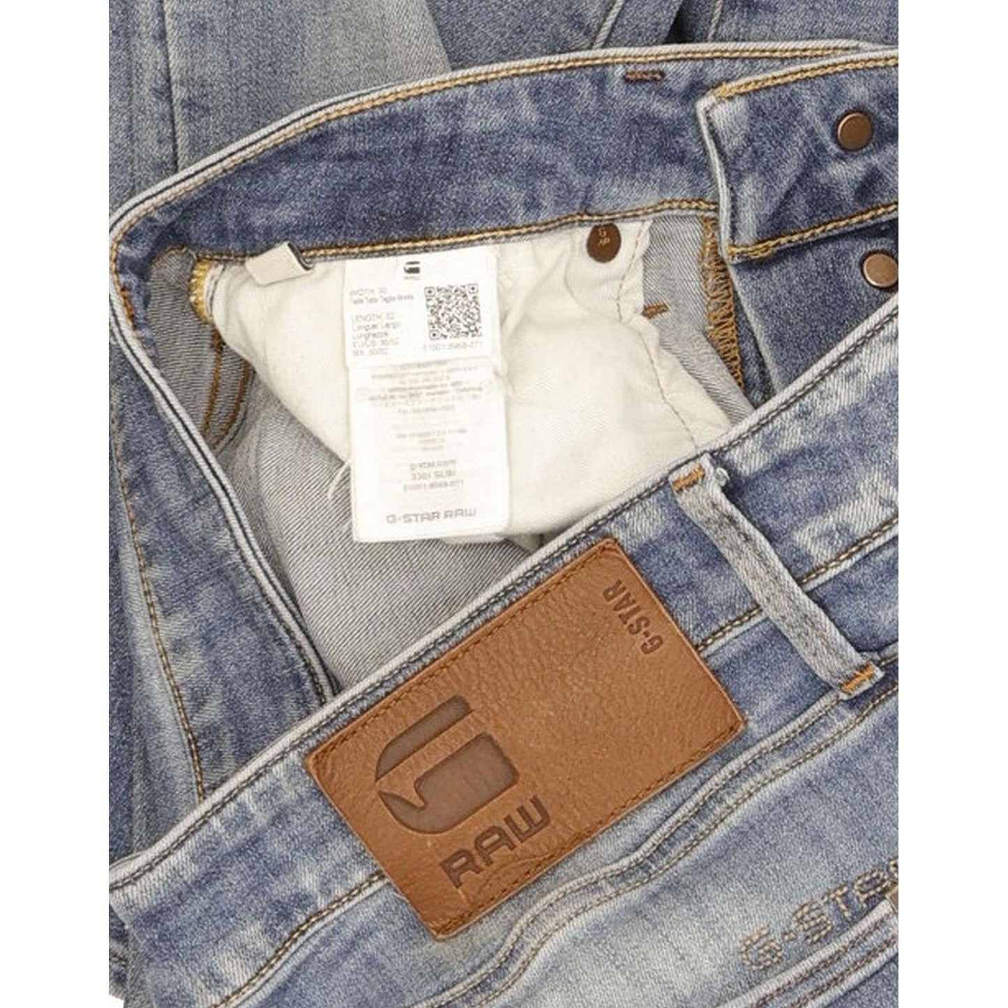 G-Star 3301 Men Blue Skinny Slim Stretch Jeans W30 L31