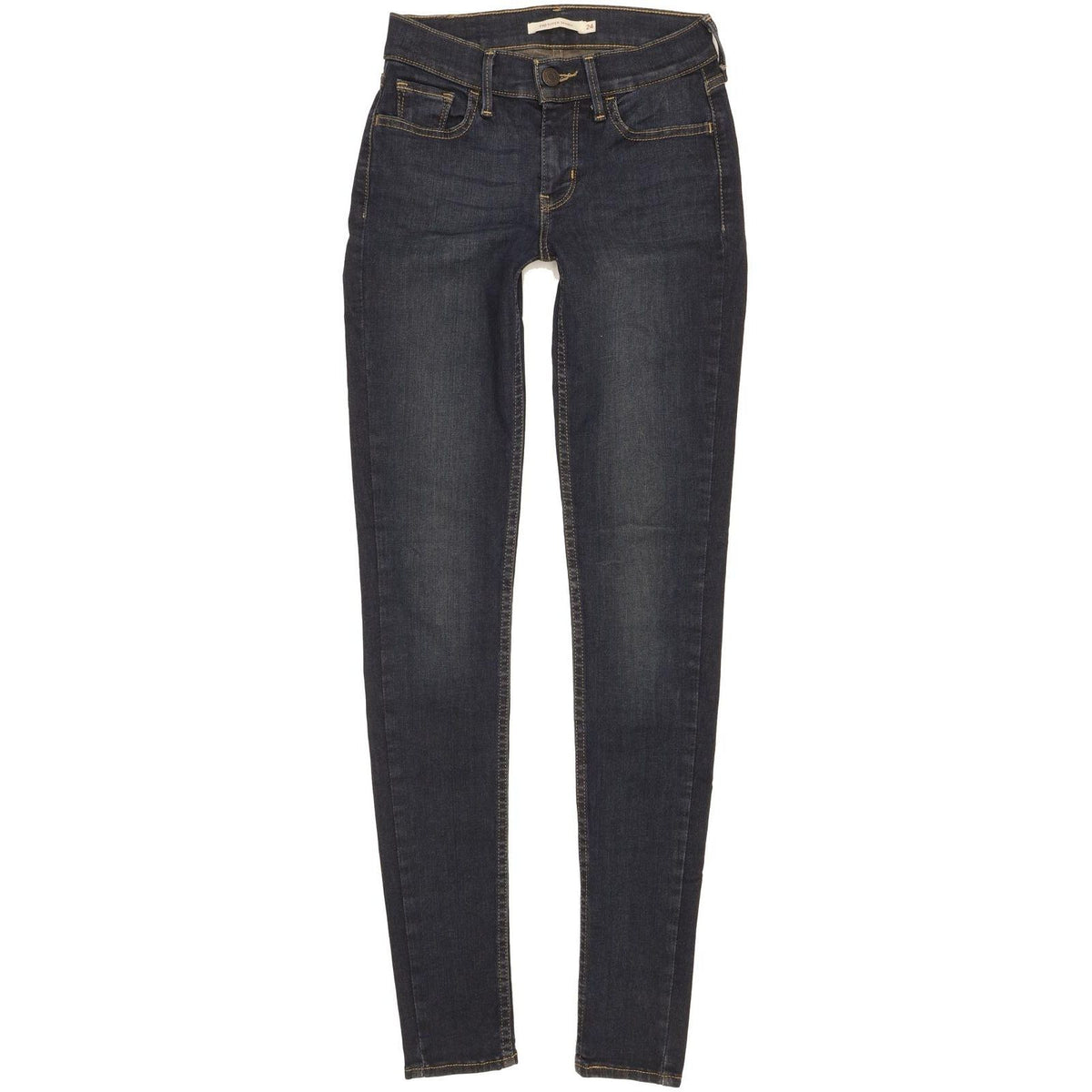 Levi's 710 Super Women Navy Skinny Slim Stretch Jeans W24 L31