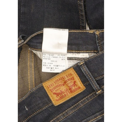 Levi's 710 Super Women Navy Skinny Slim Stretch Jeans W24 L31