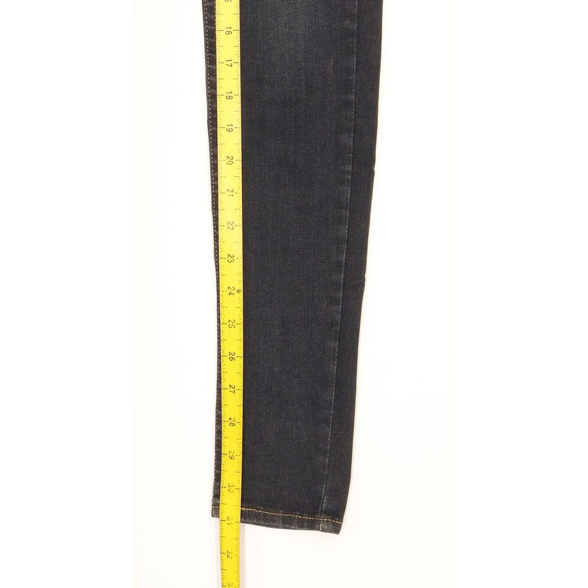 Levi's 710 Super Women Navy Skinny Slim Stretch Jeans W24 L31