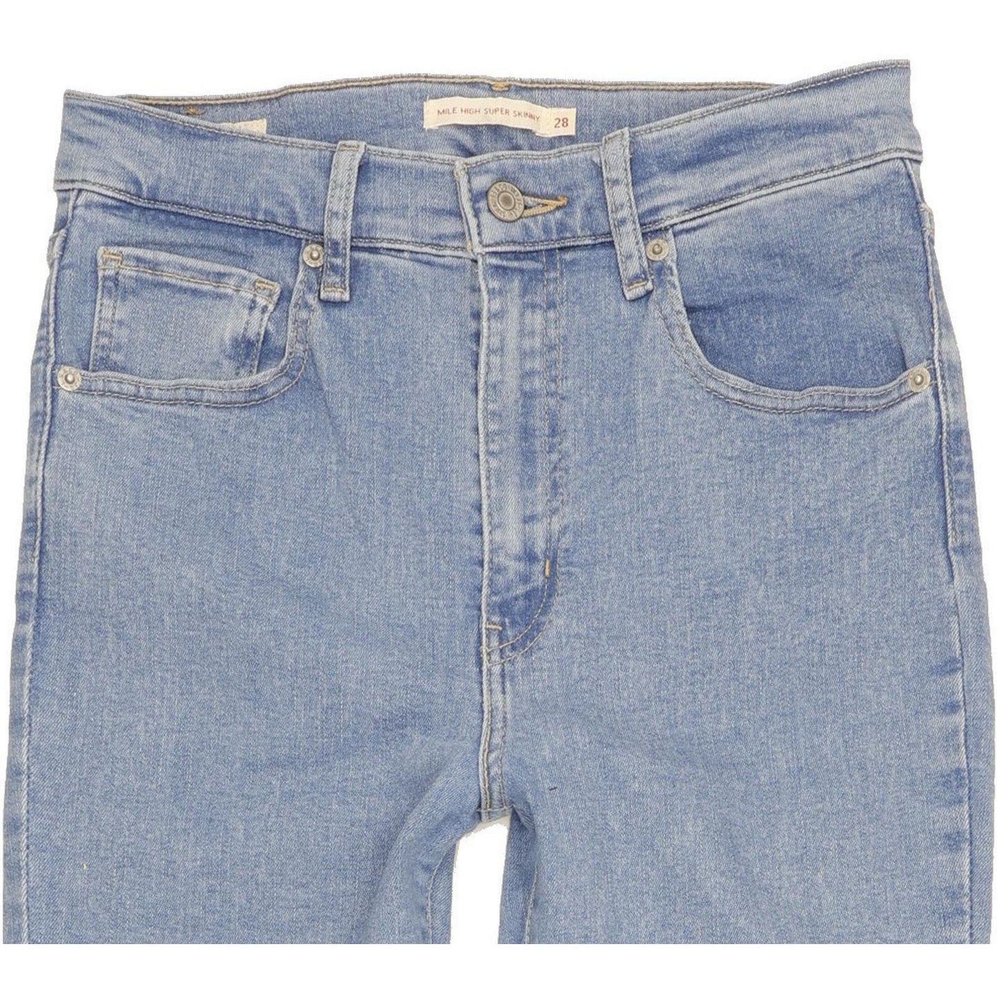 Levi's Mile Blue Skinny Slim Stretch Jeans High Waisted W28 L28
