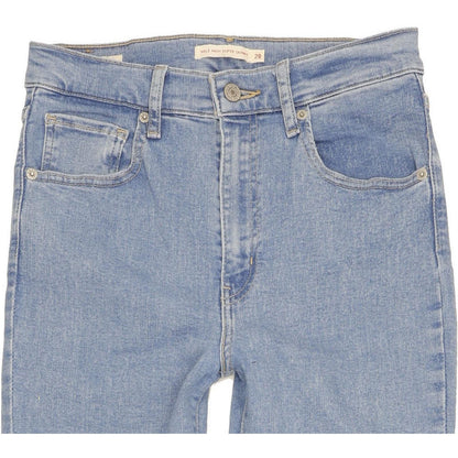 Levi's Mile Blue Skinny Slim Stretch Jeans High Waisted W28 L28