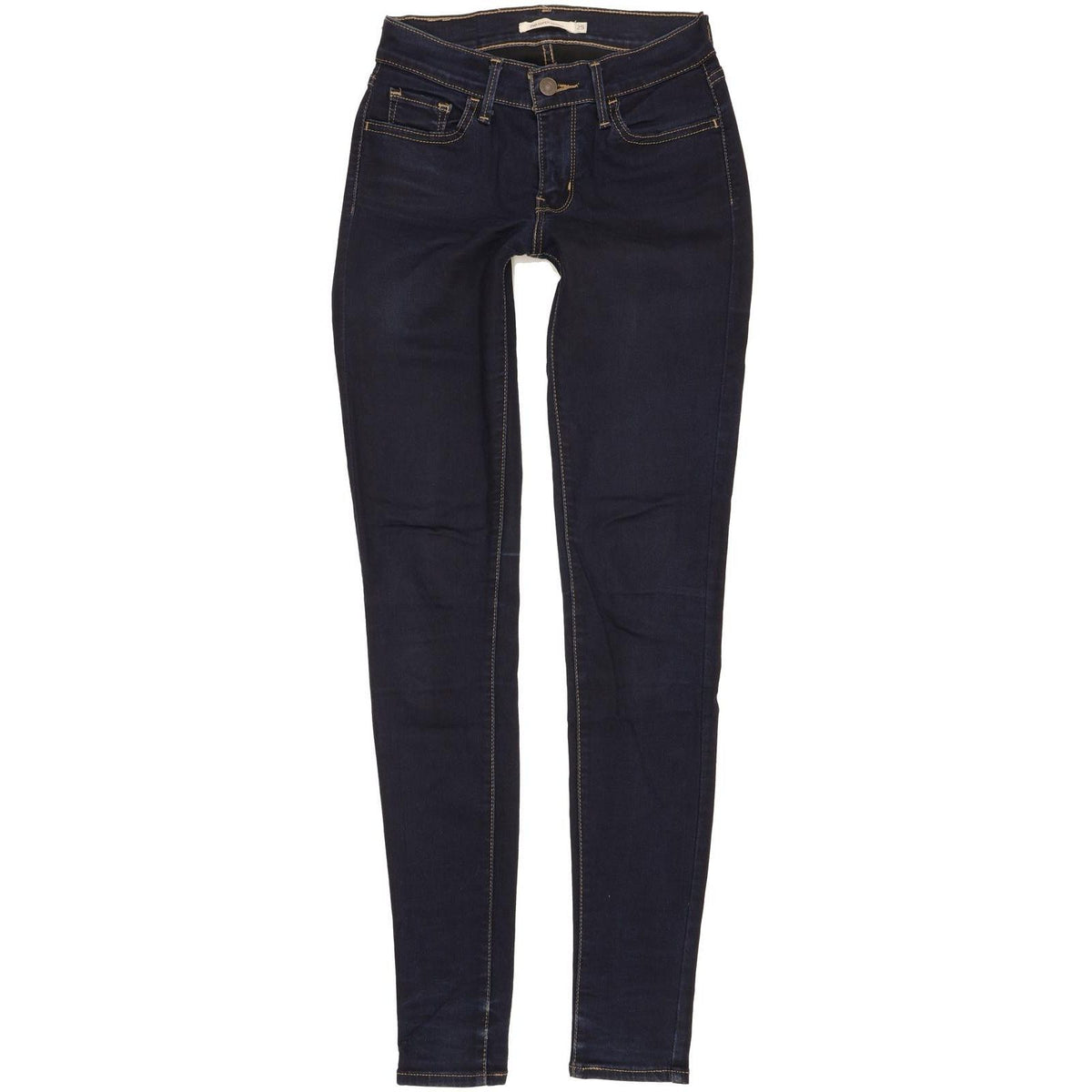 Levi's 710 Super Women Navy Skinny Slim Stretch Jeans W25 L32