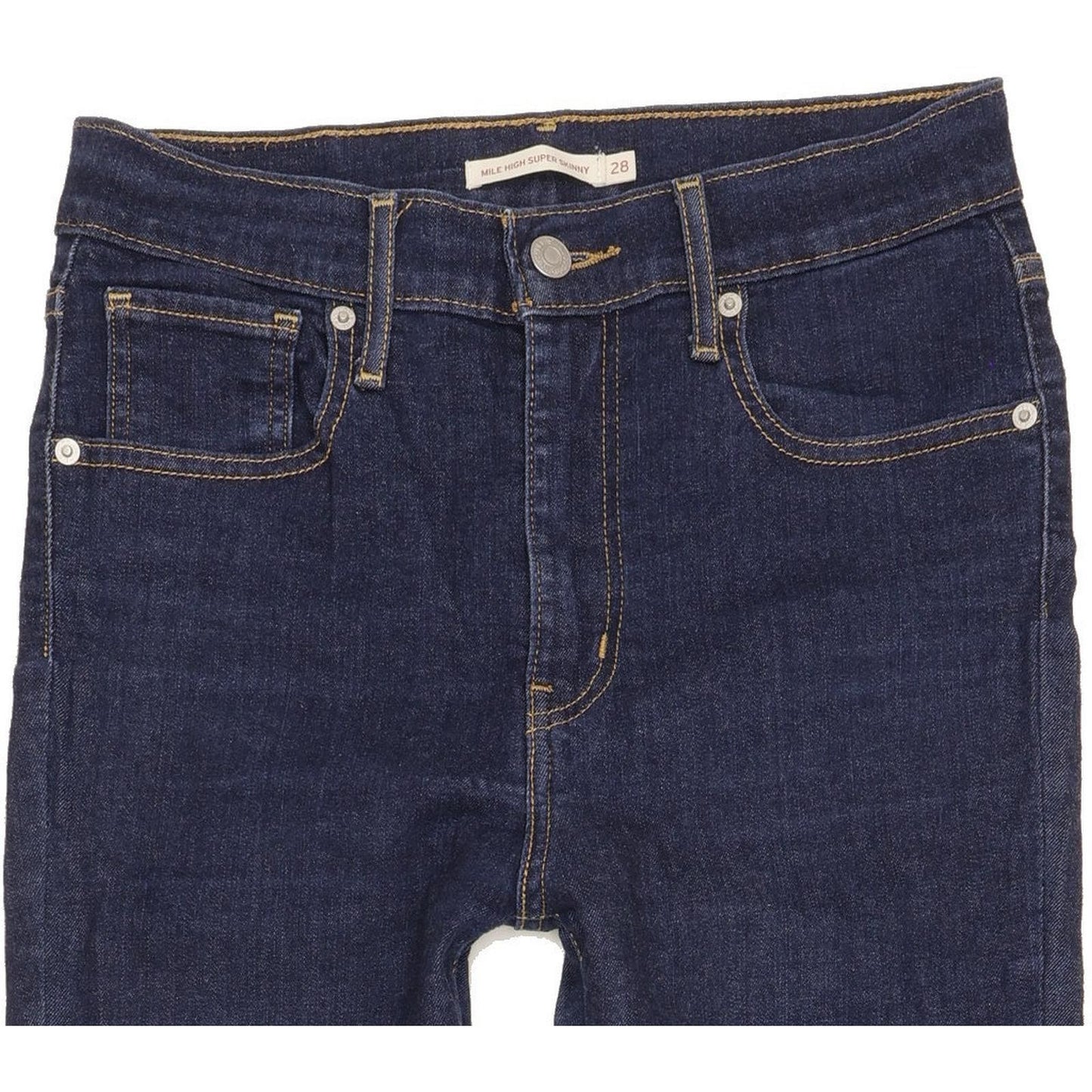 Levi's Mile Blue Skinny Slim Stretch Jeans High Waisted W28 L32