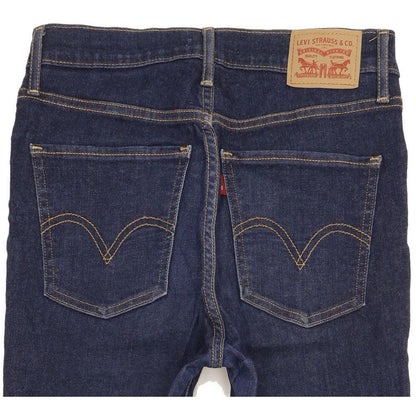 Levi's Mile Blue Skinny Slim Stretch Jeans High Waisted W28 L32