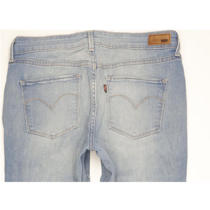 Levi's Demi Curve Women Blue Straight Classic Stretch Jeans W30 L30